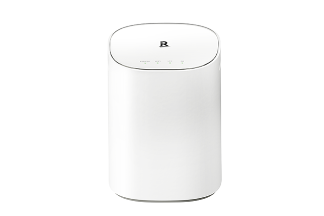 楽天モバイルオリジナルホームルーター「Rakuten Turbo 5G」の画像です。